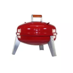 Americana 2010 Lock & Go Charcoal Grill - Red - Meco