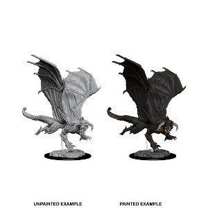 Dungeons & Dragons Nolzur's Marvelous Miniatures - Young Black Dragon - 1 of 1
