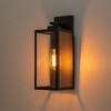 C Cattleya 1-Light Large Black Outdoor Hardwired Wall Lantern Sconce - 3 of 4