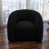 SEYNAR Modern Glam Boucle Accent Armchair with Tufted Back - 2 of 4