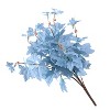 Attop Artificial Leaves Plant Cloth Imitation Leaf Bouquet Home Simulation Plant Decor, Light Blue - 3 of 4