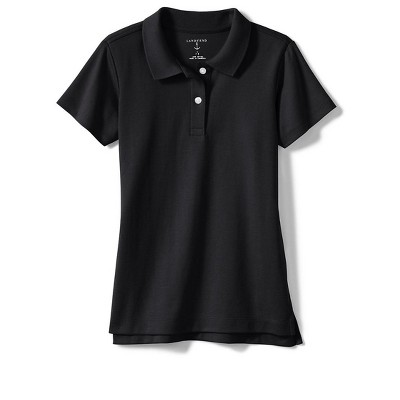 target womens black polo shirt