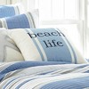 St Bart Beach Life Decorative Pillow - Blue, White - Levtex Home - 2 of 3