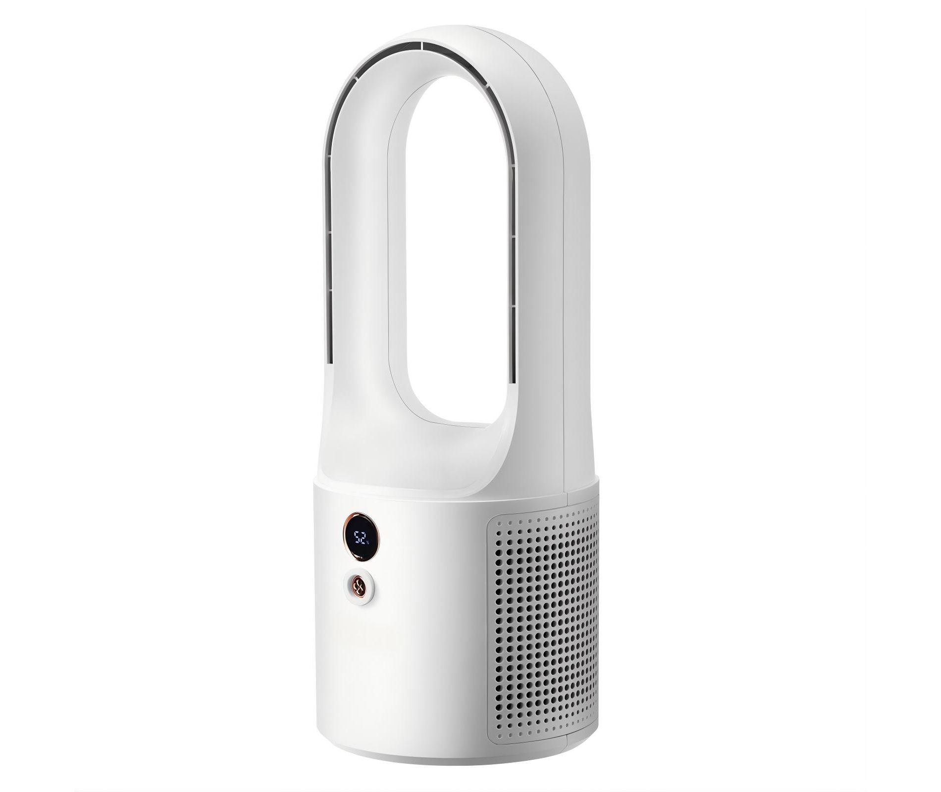 Bladeless Desk Fan 13 Inch Portable Quiet Tower Fan with Rechargeable Battery