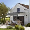 Outsunny Pergola with UV-Resistant Canopy, Outdoor Sun Shade Shelter for Porch, Patio, Deck, Backyard - 3 of 4