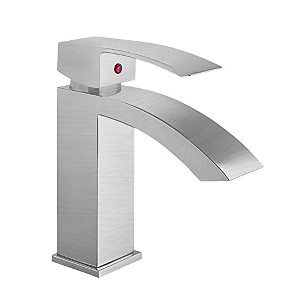 ALFI Jem Collection Single Hole/Single Lever Lavatory Faucet with Pop-Up Waste - 1 of 4