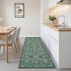 coucheta Multi-size Washable Floral Area Rugs for Living Room, Soft Vintage Low Pile Non Slip Stain Resistant Print Carpet, for Bedroom Dining Room - 2 of 4
