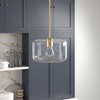 Hudson and Canal 11" Wide Pendant with Clear Shade - 2 of 4