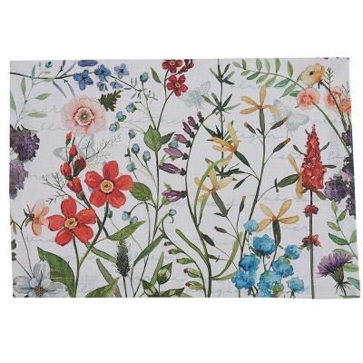 Park Designs Wildflower Sketchbook Placemat Set Of 4 : Target