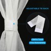 Unique Bargains Door Window French Blackout Shade with Adjustable Tie Back - 3 of 4