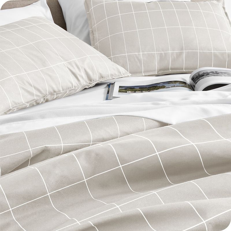 Double Brushed Duvet Set - Ultra-Soft, Easy Care by Bare Home, 4 of 7