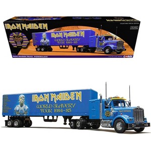 Iron Maiden "Powerslave" Transport Truck Blue "World Slavery Tour 1984-85" 1/50 Diecast Model by Corgi - 1 of 4