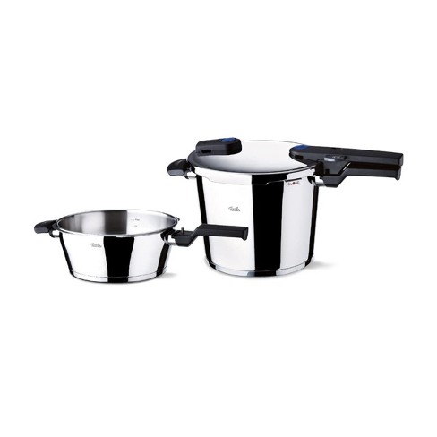 Fissler Stainless Steel Vitaquick Pressure Cooker And Skillet Set : Target