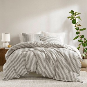 NicBex 3 PCS Sheet Set,Stripe Design Duvet Cover Set with 1 Duvet and 2 Shams,Bedding Sets for Women,Men,Kids,Teens,Machine Washable - 1 of 4