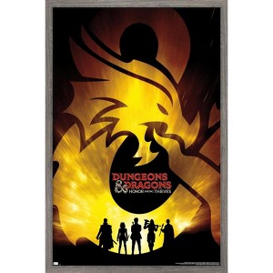 Trends International Dungeons & Dragons: Honor Among Thieves - Teaser One Sheet Framed Wall Poster Prints - 1 of 4
