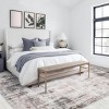 Abstract Area Rug Modern Artistic Design Ultra Thin Machine Washable Low Pile & Non-Slip Floor Cover for Contemporary Living Room Bedroom Playroom - 3 of 4