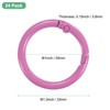 Unique Bargains Metal Spring O Rings Zinc Alloy Durable Multipurpose Lightweight Buckle - 3 of 4