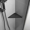 BWE Wall Mount 7.7 in. W x 12 in. D Triangular Bathroom Corner Shelf Shower Shelf Decorative Wall - 3 of 4