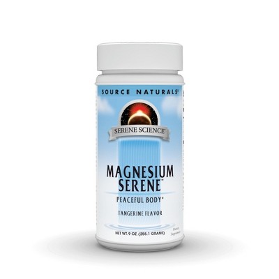 Magnesium Serene 800mg-Tangerine Flavor by Source Naturals, Inc.  -  8 oz Powder
