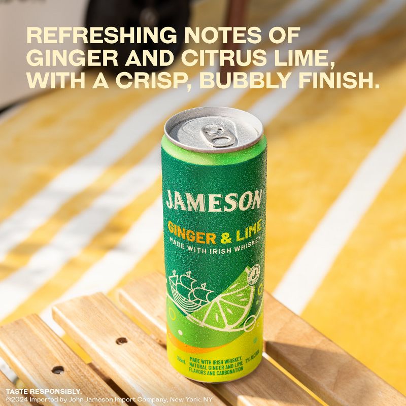 Jameson Whiskey Lime RTD - 4pk/355ml Cans, 2 of 8