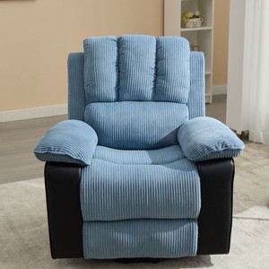 Recliner With Heat And Vibrating Massage,Corduroy Riser Recliner Chairs,Comfy Padded Overstuffed Recliner Chairs For Elderly-Cuddlewood - 1 of 4