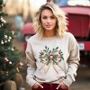 Simply Sage Market Women's Graphic Sweatshirt Holly Leaves Coquette - 2 of 4