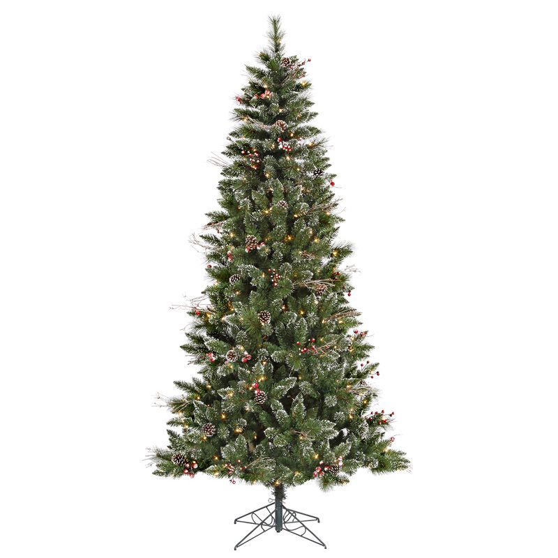 Vickerman Snow Tipped Pine Artificial Christmas Tree, 1 of 6