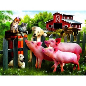 Sunsout Making New Friends 300 pc   Jigsaw Puzzle 28870 - 1 of 4