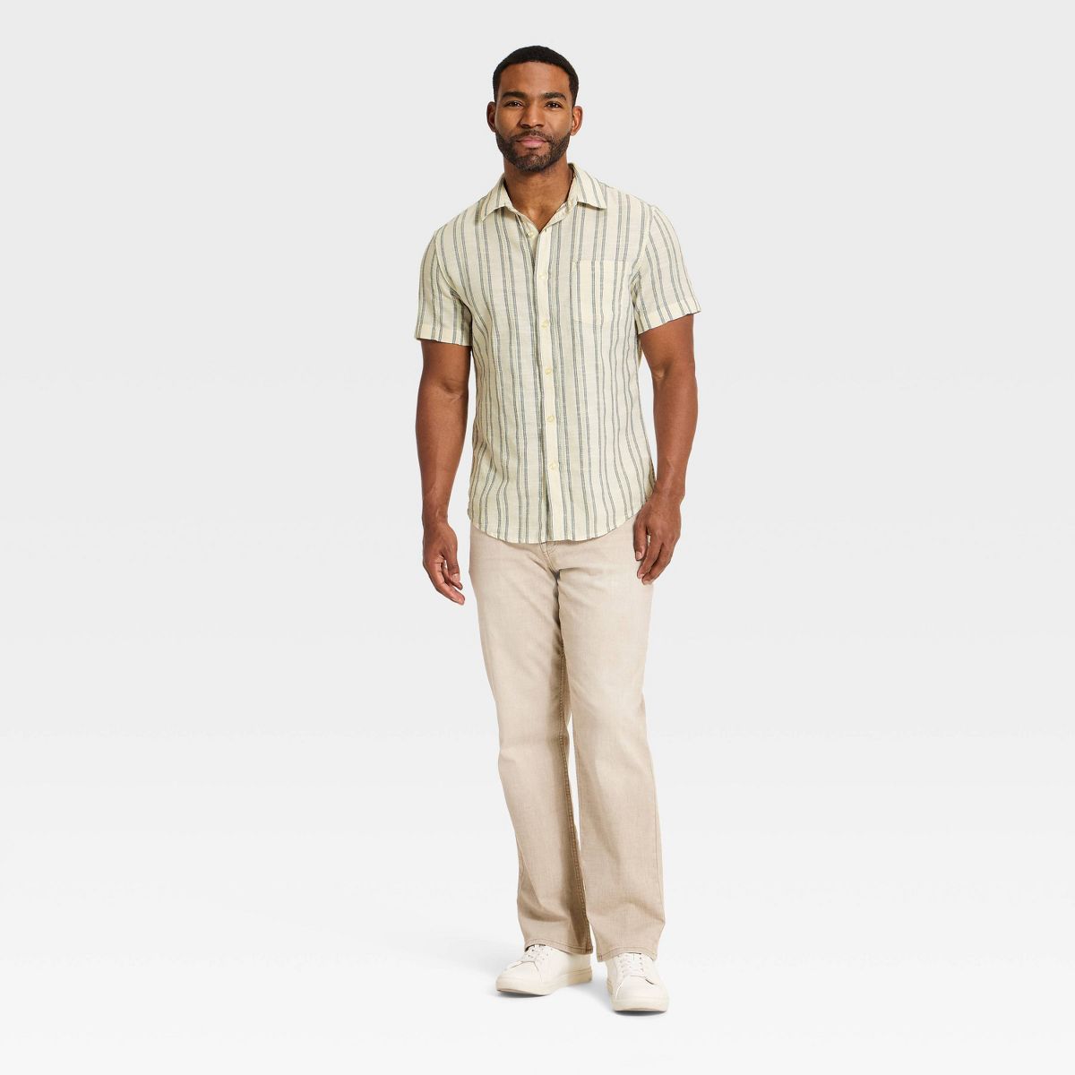 Men's Short Sleeve Camp Shirt - Goodfellow & Co™ - thumbnail 3