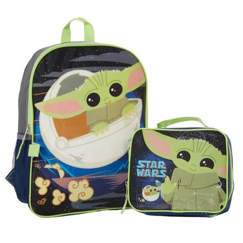 Star Wars Mandalorian Baby Yoda Backpack With Lunch Box Set For Boys And Girls Value Bundle Target