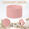 Unique Bargains Silicone Protective Heat Resistant Non Slip Coffee Cup Sleeve 4 Pcs - 3 of 4