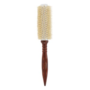 Unique Bargains Women's Comfortable Curling Comb White Brown 1 Pc - 1 of 3