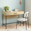 Mixed Material Writing Desk Natural - Room Essentials™ - 2 of 4