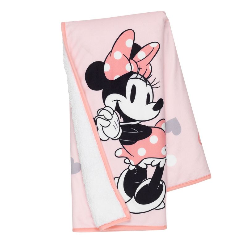 Lambs & Ivy MINNIE MOUSE Picture Perfect Baby Blanket - Pink, Animals, Disney, 4 of 7