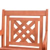 Solhome Siriana Reddish Brown Tropical Wood Patio Armchair - image 4 of 4