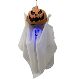Sunstar 35-inch Ghost and Jack-O-Lantern Animated Hanging Decoration - 1 of 1