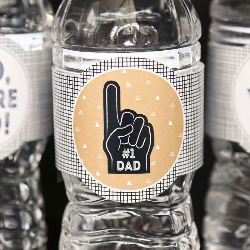 Big Dot of Happiness My Dad is Rad - DIY Party Supplies - Father's Day Party DIY Wrapper Favors & Decorations - Set of 15, 4 of 5