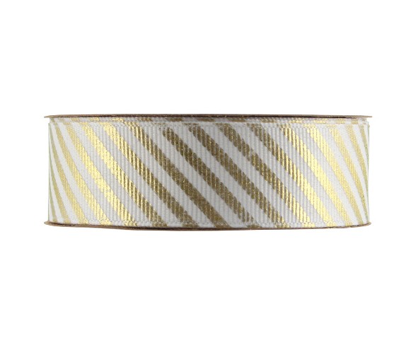 Stripe Ribbon Gold - Spritz&#153;