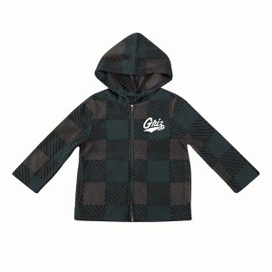 NCAA Montana Grizzlies Toddler Boys' Buff Checkered Zip-Up Jacket - 1 of 3