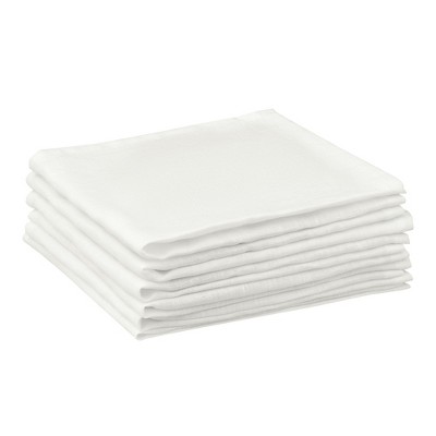 Unique Bargains Party Wedding Dinner Banquet Linen Napkins 14 x 14 Inches 6 Pcs