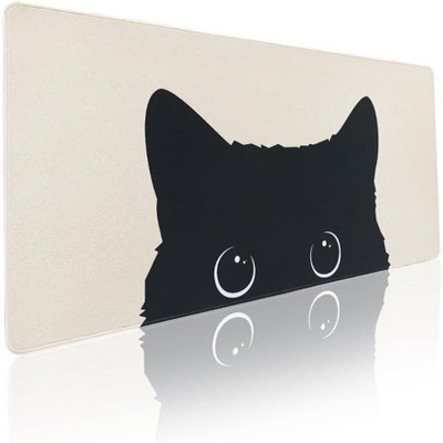 Wikineon Gaming Mouse Pad, Large Mouse Pad, Non-Slip 4mm Laptop Gaming Desk Pad, Waterproof Desk Pad, Office and Home (35.4"x15.7")