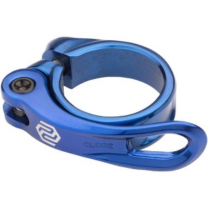 Promax QR-1 Seatpost Clamp - 34.9mm, QR, Blue - 1 of 1