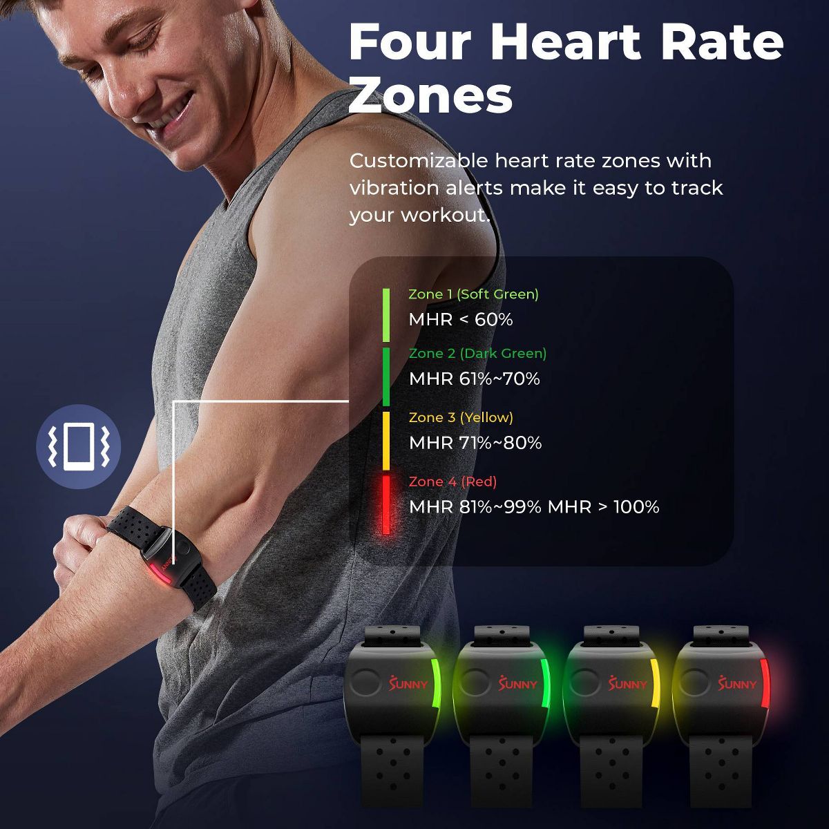 Sunny Health & Fitness Sunny Fit Heart Rate Monitor - thumbnail 2
