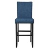 New Classic Furniture, Furniture Crispin Solid Wood 29" Barstool - Marine Blue (Set of 2), Blue - 2 of 4