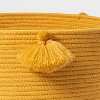 Kids' Coiled Rope Basket with Tassels - Pillowfort™ - image 3 of 4