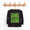 Ghoul Gang Block Distressed - Youth Long Sleeve Graphic T-Shirt - 2 of 4
