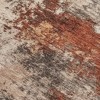 HomeRoots 9' X 12' Rust And Beige Abstract Washable Indoor Outdoor Area Rug - 4 of 4