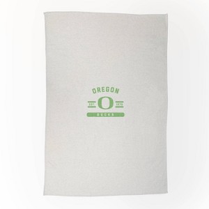 54" x 84" NCAA Oregon Ducks Sweatshirt Blanket: Fleece Team Logo Throw - 1 of 2