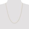 Black Bow Jewelry 0.7mm 14k Yellow Gold Solid Round Parisian Wheat Chain Necklace - 2 of 4