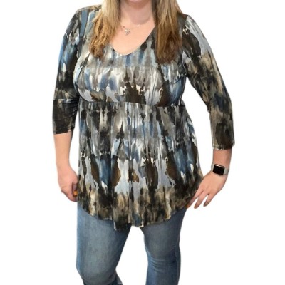 Women's Sky Babydoll Top - honeyme